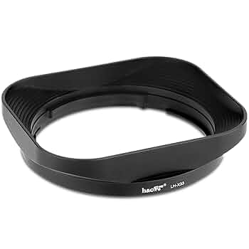Amazon.com : Haoge LH-X33 Lens Hood Metal Square Bayonet for
